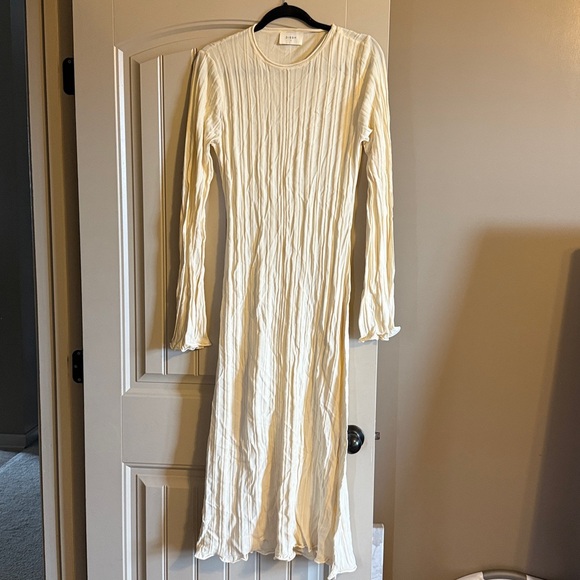 DISSH Cream Ribbed Knit Dress - Picture 4 of 6